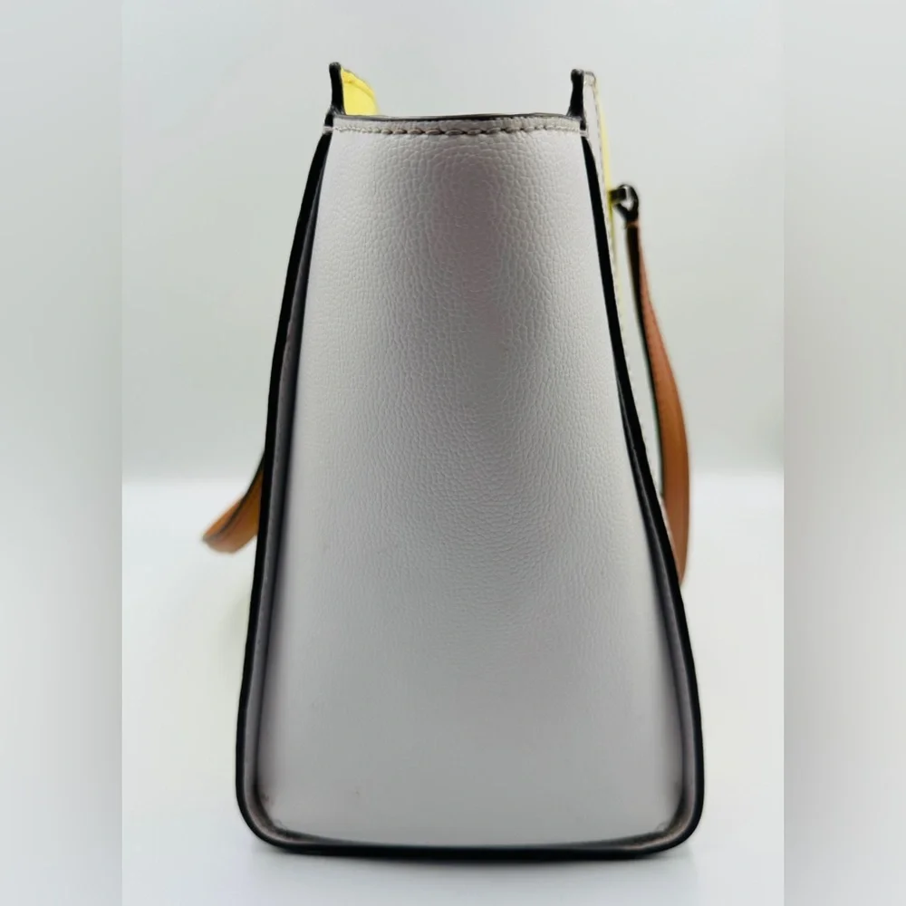 Kate Spade Patterson Drive Large Geraldine Colorblock Satchel Limelight Yellow